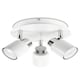 image 1 of ValueLights Benton White IP44 Round Adjustable Ceiling Light | White