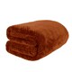 image 1 of OHS Luxury Honeycomb Waffle Warm Blanket, 200x240cm - Burnt Orange