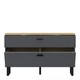 image 4 of Klara TV Unit with 1 Drawer 1 Flip Door in Grey and Oak