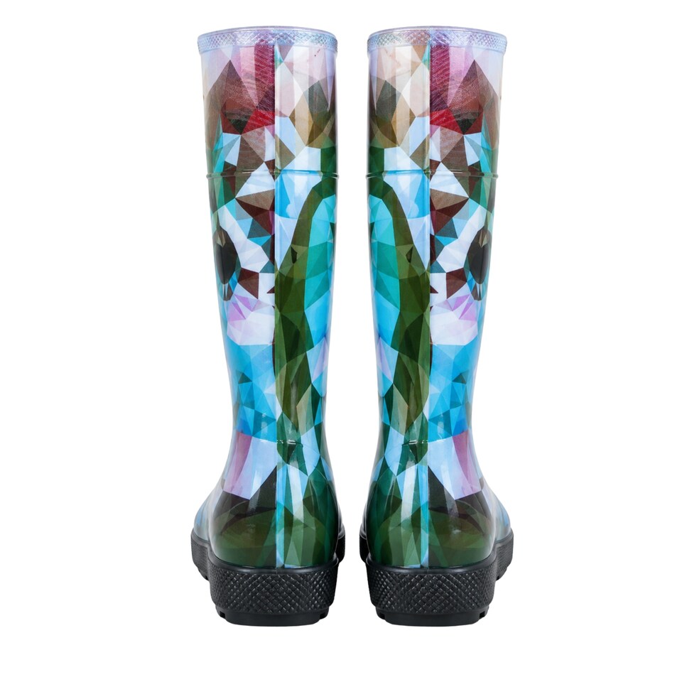 image 1 of Hawai Lady Women's Tropical Print PVC Rain Wellies EU40