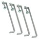 image 1 of 300mm Brick Laying Profile Clamp Holder Fastener Carpentry Internal Wall Clamps 4pc