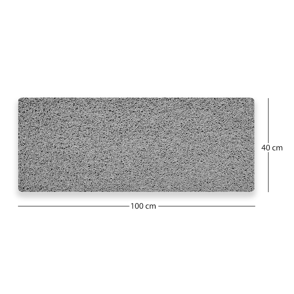 image 1 of Spaghetti Anti Slip Loofah Shower/Bath Mat 100cm x 40cm