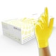 image 1 of Unigloves Yellow Pearl Box of 100 Nitrile Gloves