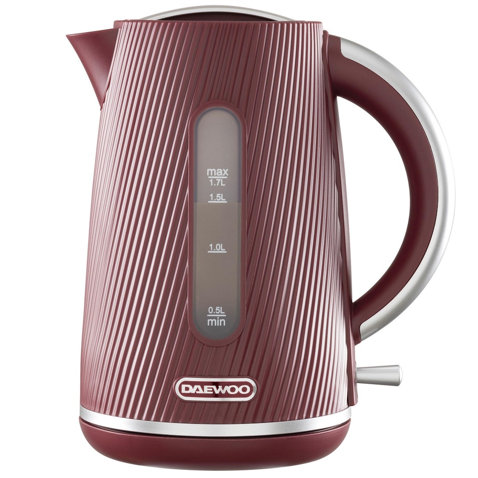 image 1 of Daewoo Cascade Matching Kettle and 4 Slice Toaster Set 1.7L 3KW