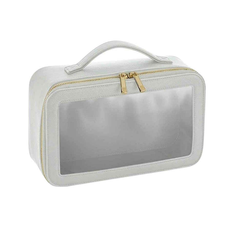 image 1 of Bagbase Boutique Clear Toiletry Bag - Soft Grey - One Size
