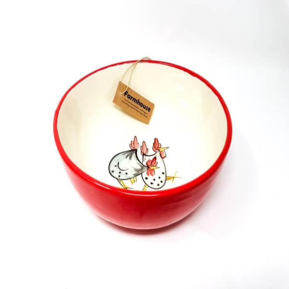 image 1 of Verano Spanish Ceramics Farmhouse Fruit Bowl - 23cm x 9cm | Multi | 1