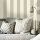 image 2 of Belgravia Fernhurst Stripe Wallpaper - Silver - One Size Silver
