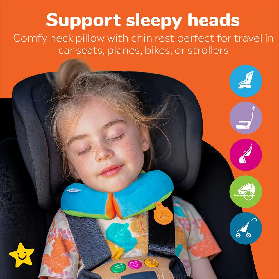 image 1 of Trunki Yondi Travel Neck Pillow - Bert