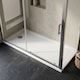 image 9 of Balterley Slimline Gloss Rectangular Shower Tray Bath Replacement | White | White | 1