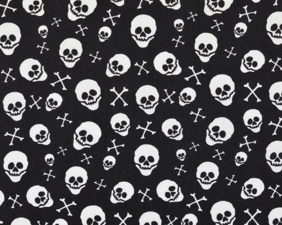 Minerva Black Deadstock Cotton Poplin Dressmaking Fabric per metre - 145cm / 57" Wide