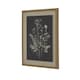 image 1 of Flora & Fauna Collection Grove on Linen in Beaded Frame - Glass - L2 x W40 x H50 cm - White