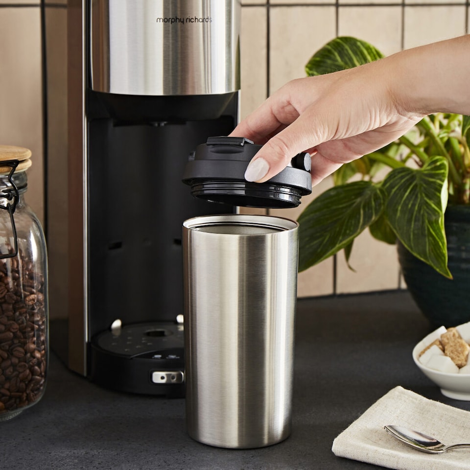 image 1 of MORPHY RICHARDS TAZZA POUR & GO SINGLE CUP COFFEE MACHINE