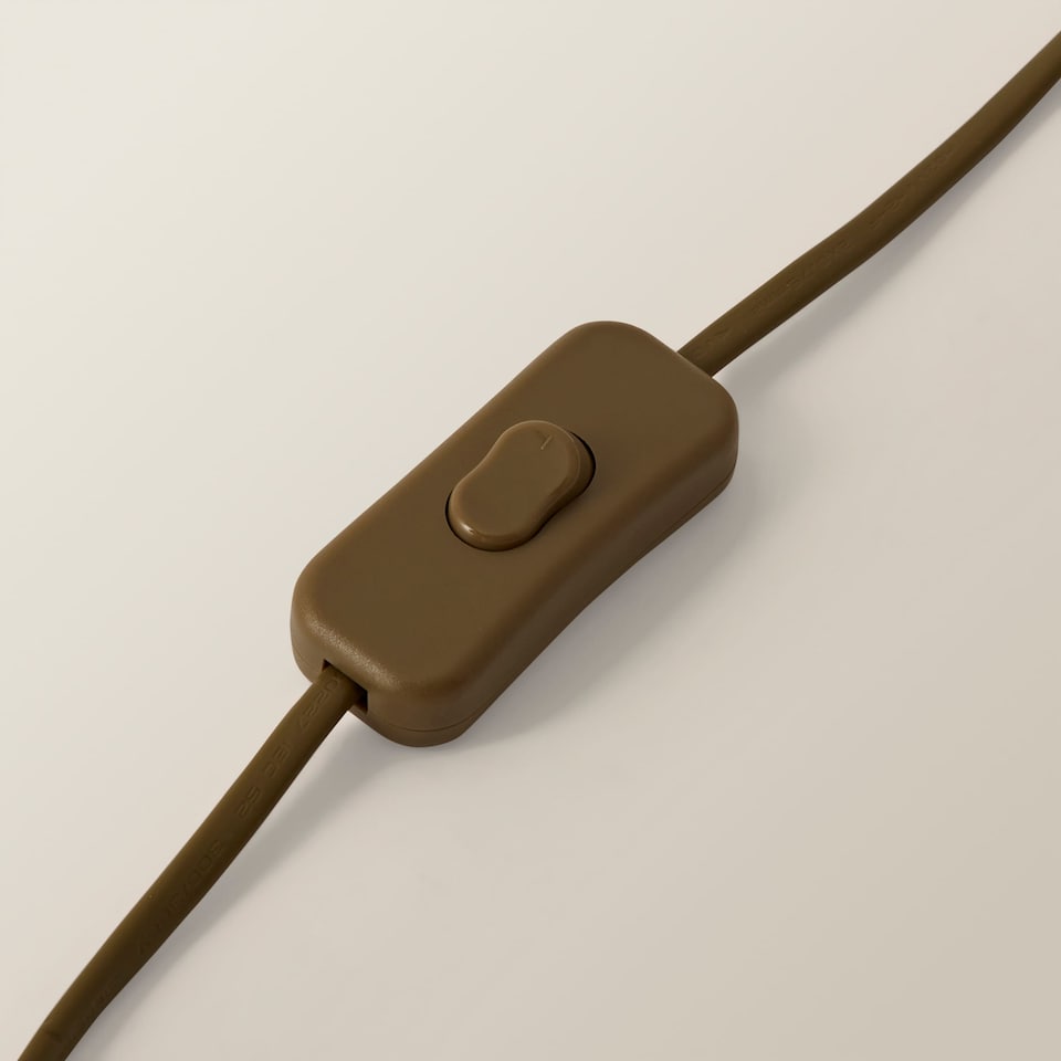 image 1 of ValueLights Pineapple Design Gold Effect Table Lamp With Navy Blue Shade