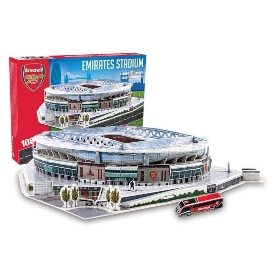 image 1 of Arsenal FC 3D Stadium Puzzle