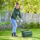 image 2 of Outsunny 40L Lawn Roller Grass Ground Garden Push  Tow Landscaping Erasing Sod