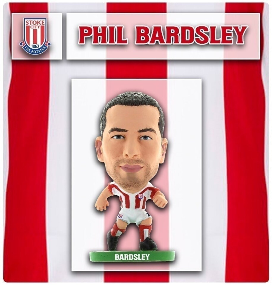 image 1 of Soccerstarz - Stoke City - Phil Bardsley - Home Kit