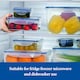 image 5 of LocknLock Classic Rectangular Food Storage Container Airtight BPA Free 350ml Pack of 3