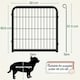 image 3 of Yaheetech 2 Metal Dog Playpen Panels, 60 × 60.5 cm Black