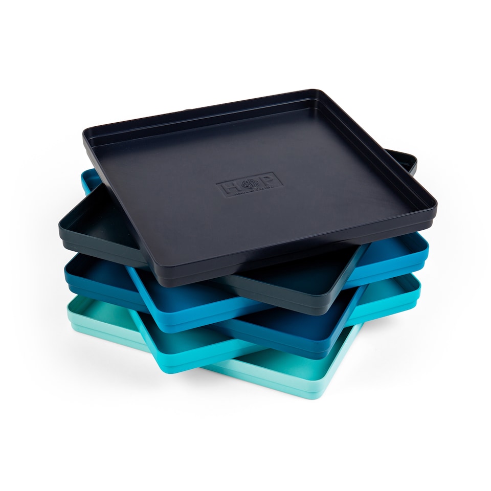 image 1 of 6 Stackable Sorting Puzzle Trays
