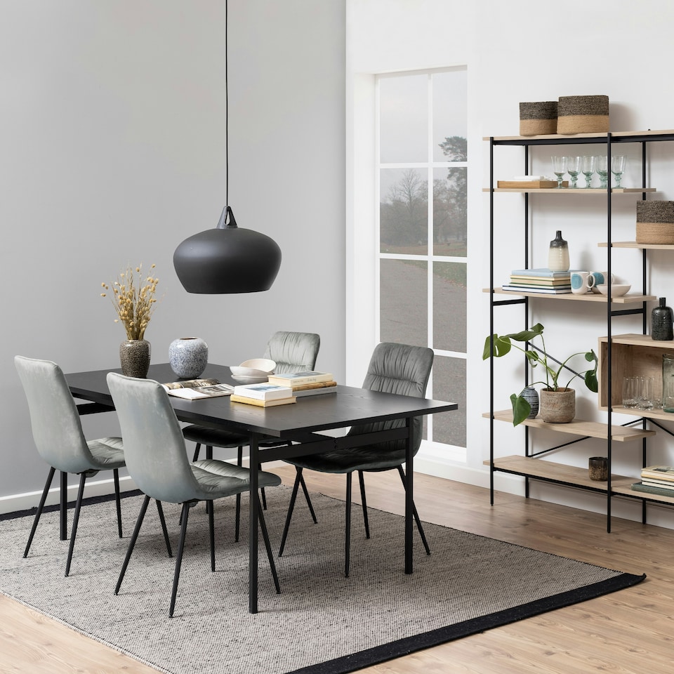 image 1 of Angus Dining Table in Black