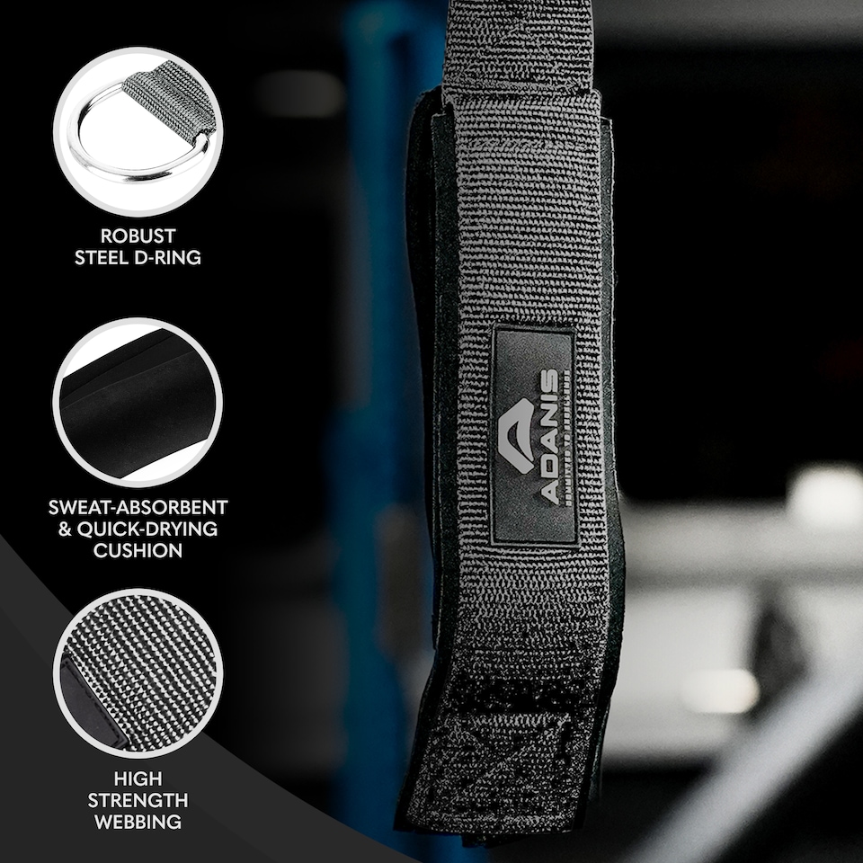image 1 of Adanis Triceps Rope Cable Attachment, Padded Non-Slip Grip