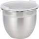 image 3 of Mixing Bowl Set of 3, Stainless Steel Nesting Bowls Air Tight White lids (14,16 & 18 cm Diameter)