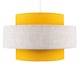 image 1 of ValueLights Weaver Yellow Ceiling Pendant Shade & Bulb | Yellow