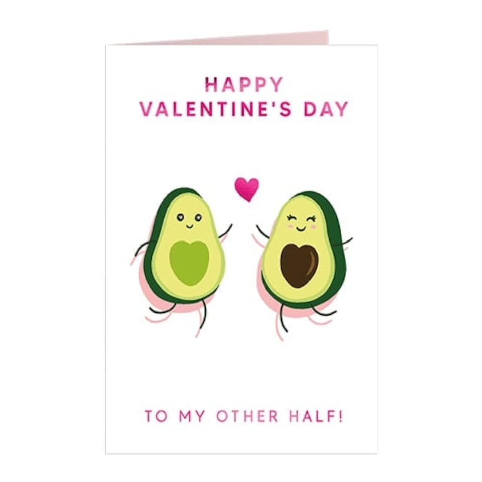 To My Other Half Valentines Card with Envelope