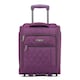 image 1 of Flight Knight 45x36x20cm easyJet Underseat Carry On Non Priority Approved Hand Luggage Case - 2 Wheels - Ultra Lightweight Durable Soft Textile Cabin Suitcase Purple | Purple Mono | Cabin Bag