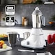 image 2 of GEEPAS 3 In 1 Mixer Grinder With 3 Stainless Steel Jars 750W White