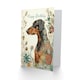image 2 of Happy Birthday Doberman Dog and Spring Flowers Birthday Card