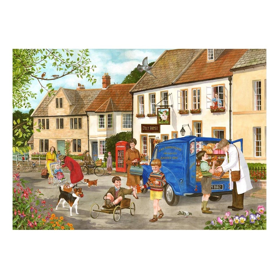 Gingerbread Boys BIG 500 Piece Jigsaw Puzzle
