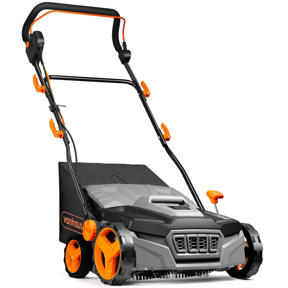 image 1 of VonHaus Artificial Grass Brush Sweeper Cleaner Machine 1800W