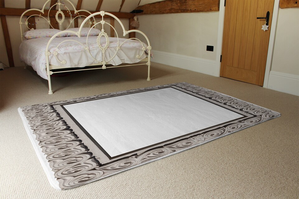 image 1 of Concrete Frame Rug | Multi