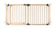 image 1 of Safetots Wooden Multi Panel Room Divider, up to 176cm, Natural Wood, 76cm Tall, Flexible Room Divider for Baby and Toddler | Cream | Natural