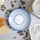 image 7 of Nicola Spring 15 Piece Hand-Printed Tea Set - Navy