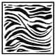 image 2 of Zebra stripes print (Picture Frame) White | L