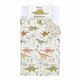 image 4 of Catherine Lansfield Childrens Sleepy Dino Junior Duvet Set Green Green | One Size