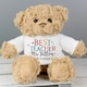 image 2 of Personalised Best Teacher Teddy Bear