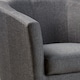 image 2 of Fabric Tub Chair Colour Range Wooden Legs Armchair Living Room Modern Office | Grey