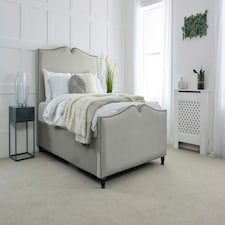 Harling Plush Superking Bed Frame - Silver