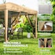 image 5 of Outsunny 6 x 3(m) Pop Up Party Tent Canopy with 6 Removable Sidewalls Beige