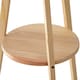 image 8 of HOMCOM Floor Lamp Bedside Light  Free Standing Tripod Holder Storage Shelf Linen