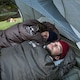 image 8 of U Series Envelope Sleeping Bag with Hood | Brown | Brown | 350S
