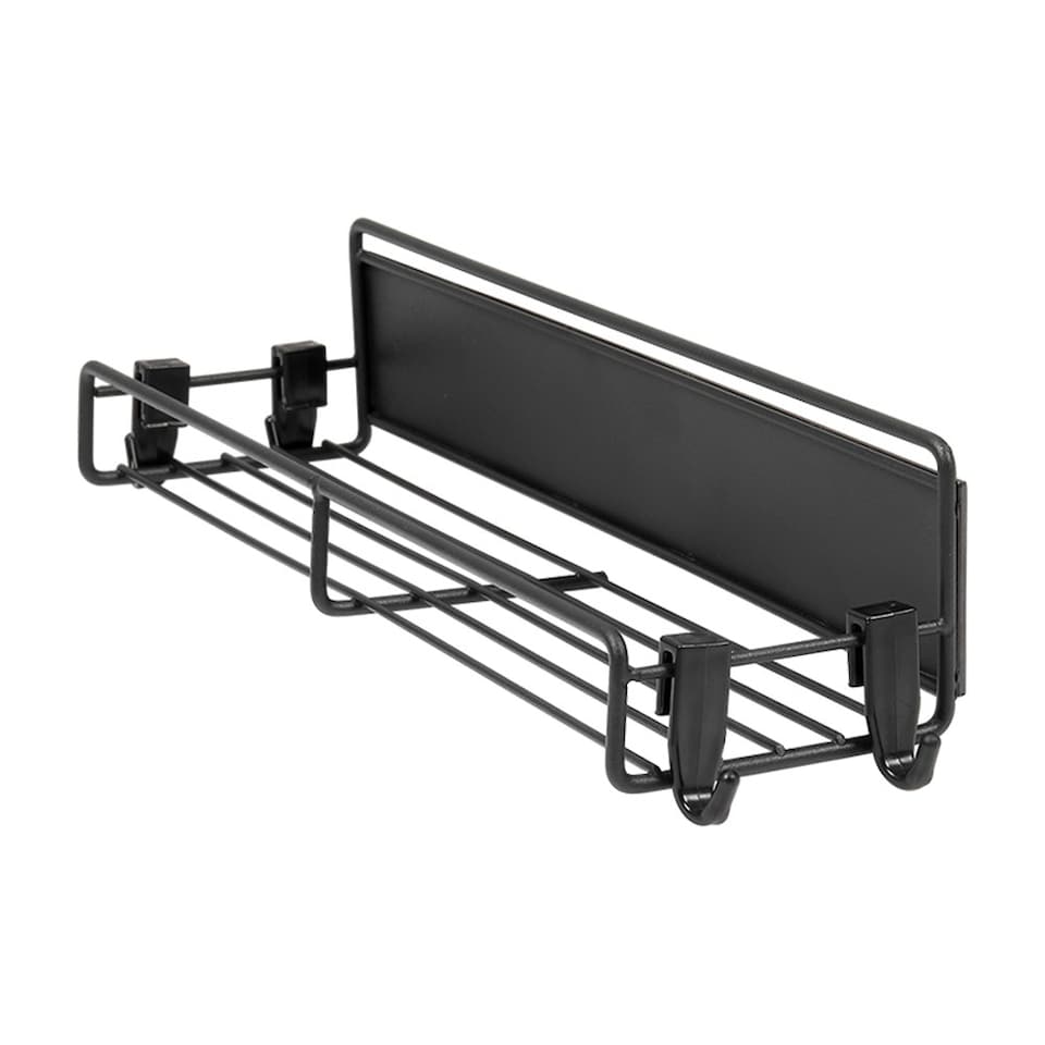 image 1 of Living and Home 2PCS Magnetic Fridge Storage Shelf with Hooks