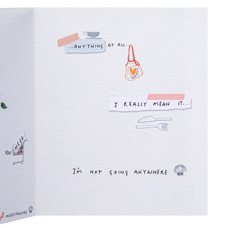 image 1 of Hallmark Maggie's - Cancer Treatment Charity Card - Just Checking In Design