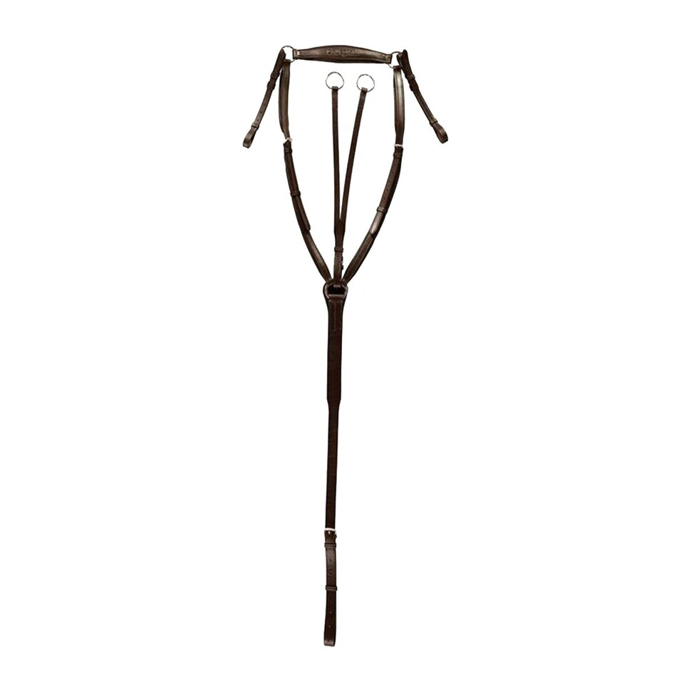 image 1 of Collegiate Hunter Breast Plate IV - Brown - Warmblood