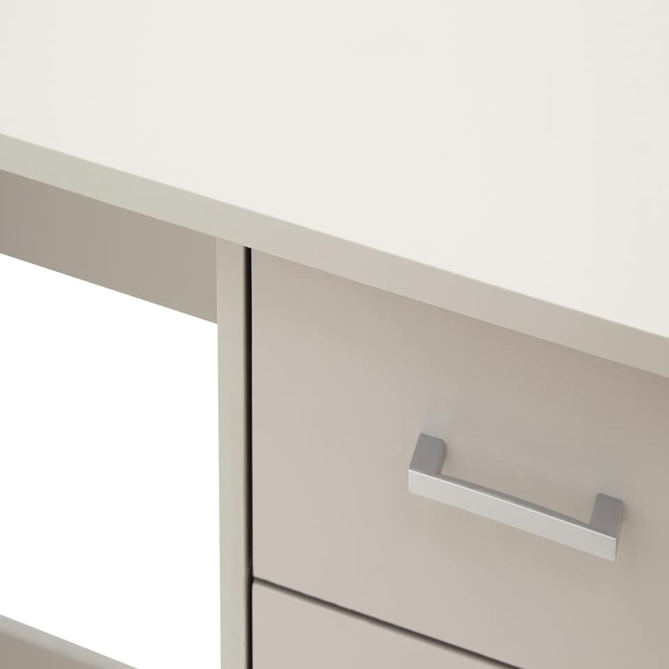 image 1 of GFW Panama 2 Drawer Desk - Grey