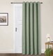 image 5 of Amberley Eyelet Door Curtain - Sage - 168x213cm | Green | Green