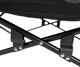 image 4 of Actiaspet Elevated Dog Bed with Steel Frame and Poly-Cotton Padding, Indoor Outdoor Pet Cot Black (L)